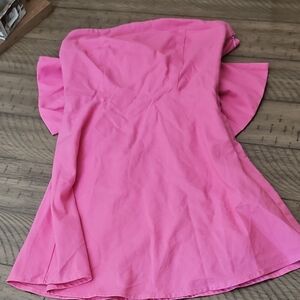 Altar'd State Strapless Pink Dress